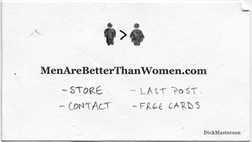 Men Are Better Than Women